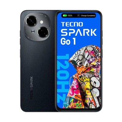 تكنو Spark Go1 - شريحتين - 64/3 جيجا - 3G - أسود