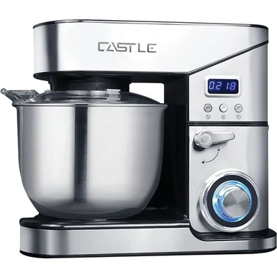 عجان ستاند كاسل - سعة 6 لتر - 1500 وات - فضي - SM-1360