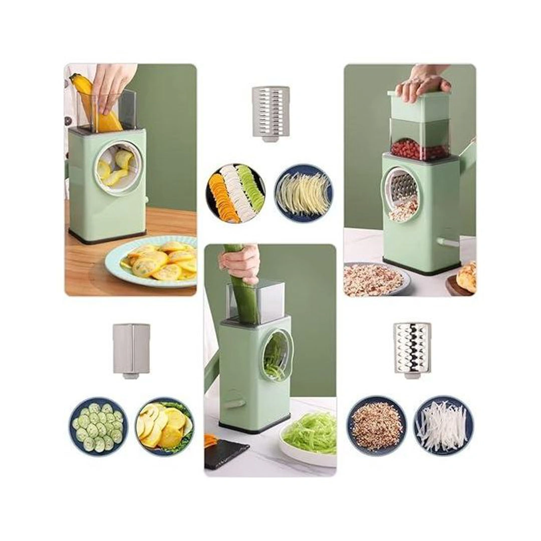 مفرمة خضراوات - 6 شفرات من الفولاذ المقاوم للصدأ