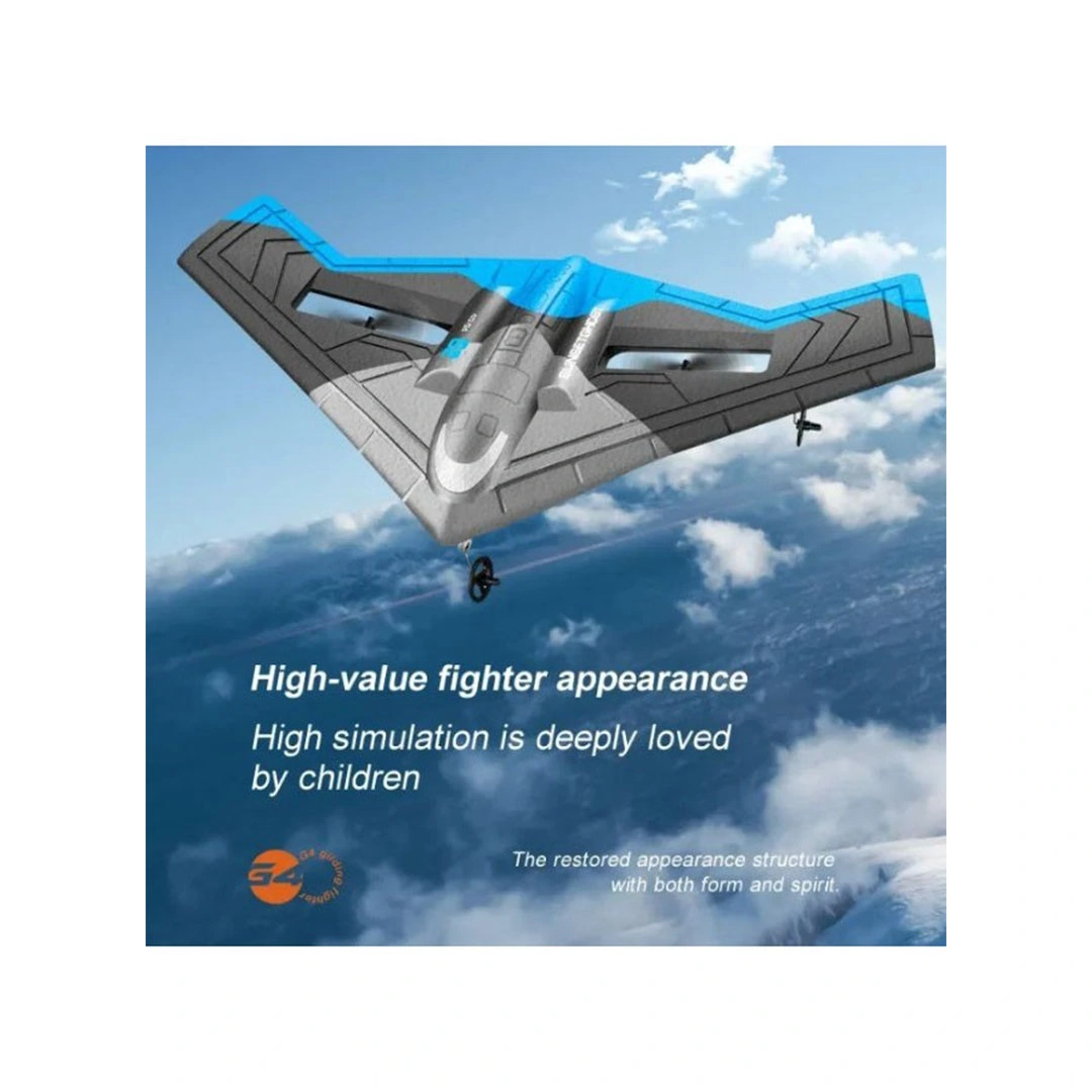 لعبة طائرة بريموت كنترول - أسود - B-2