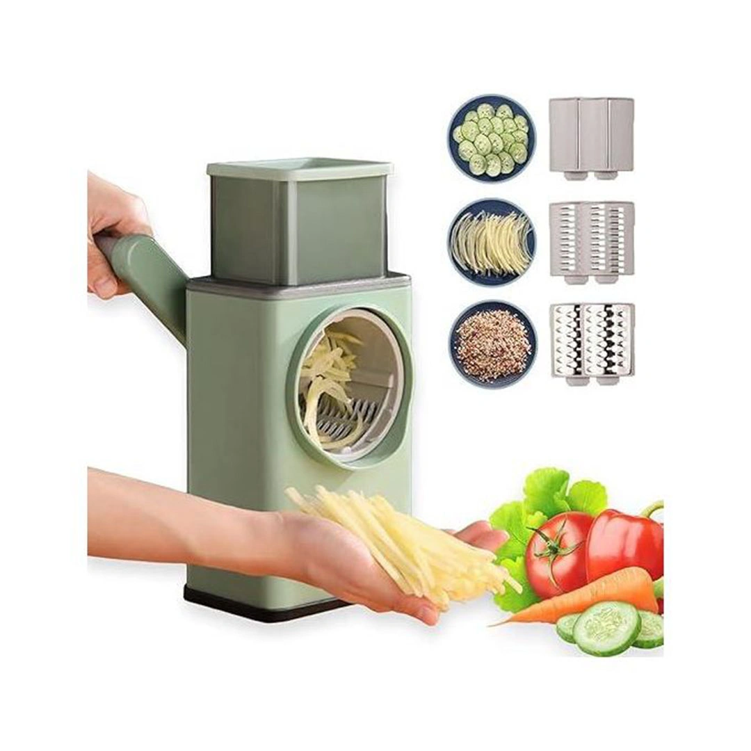 مفرمة خضراوات - 6 شفرات من الفولاذ المقاوم للصدأ