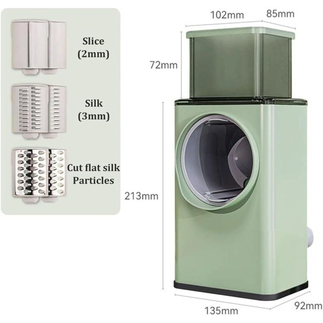 مفرمة خضراوات - 6 شفرات من الفولاذ المقاوم للصدأ