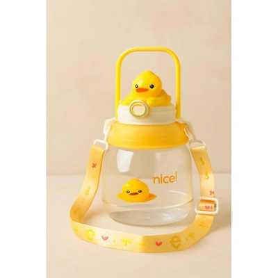 زمزمية أطفال علي شكل بطة - أصفر - 1360 مل