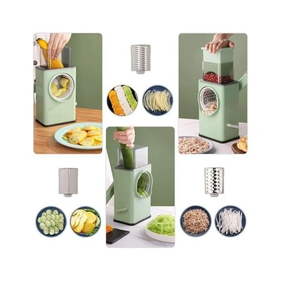 مفرمة خضراوات - 6 شفرات من الفولاذ المقاوم للصدأ