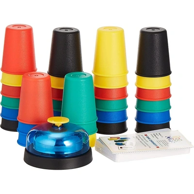 لعبة أكواب السرعة للأطفال - 123 كوب - متعددة الألوان