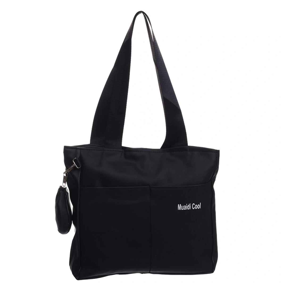 شنطة كتف حريمي وتر بروف متعددة الجيوب مع محفظة خارجية