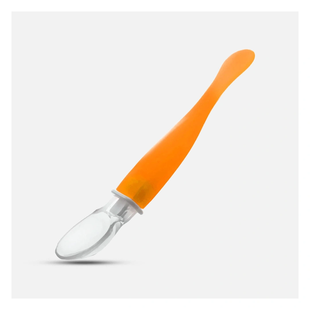 ملعقة اطفال برتقالي بابلز