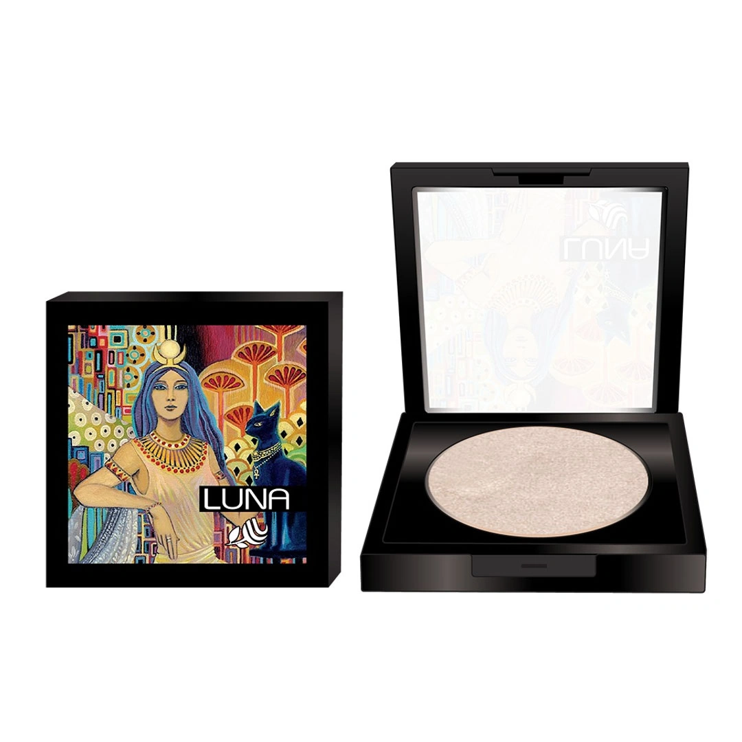 هايلايتر بودرة وجه مضغوطة ثلاثية الأبعاد لونا ويت اند دراي - 11 جرام