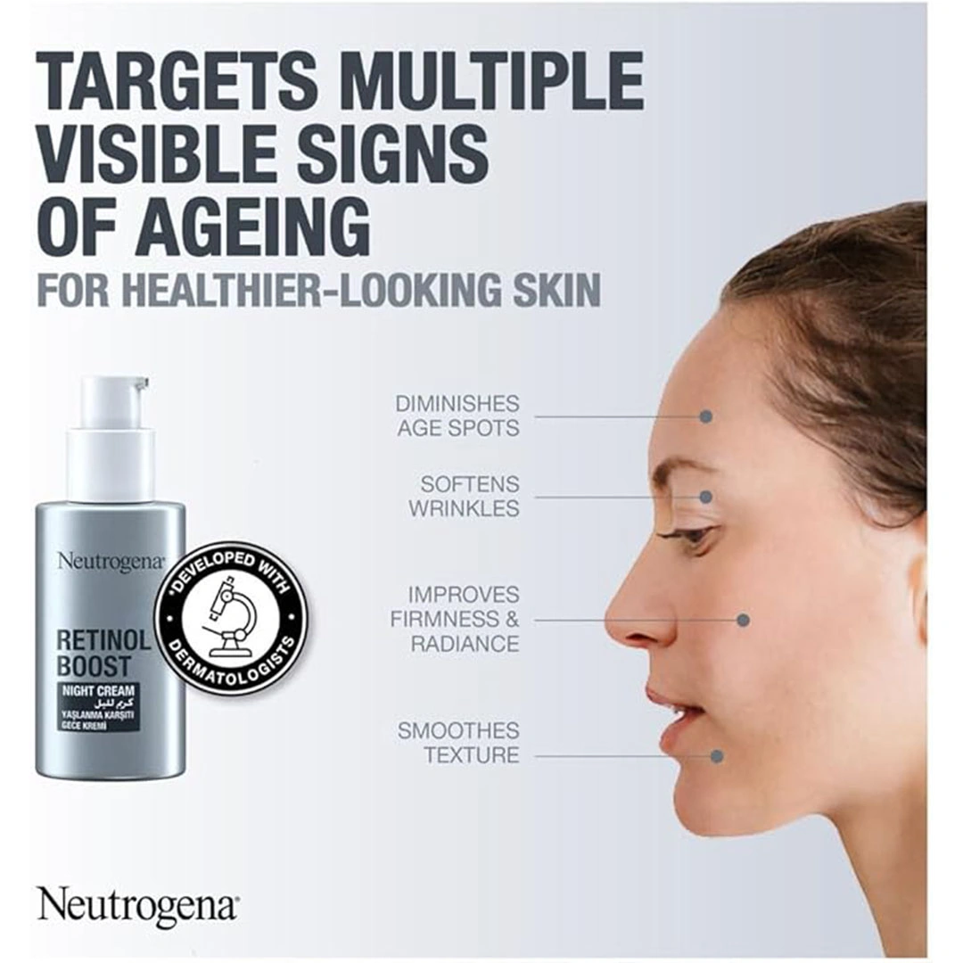 نيتروجينا ريتنول بوست كريم الليل - 29 مل