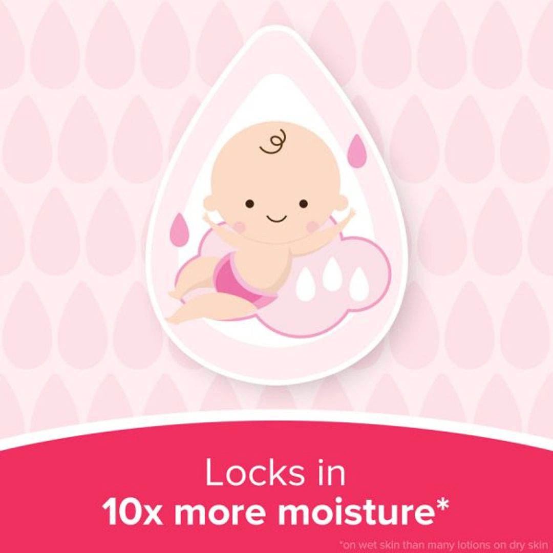 جونسون زيت للشعر والبشرة للأطفال الوردى - 200 مل