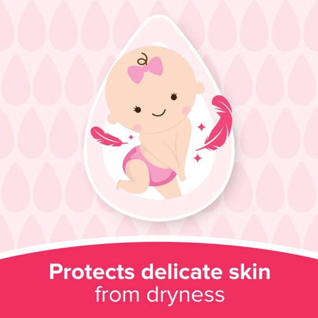 جونسون زيت للشعر والبشرة للأطفال الوردى - 200 مل