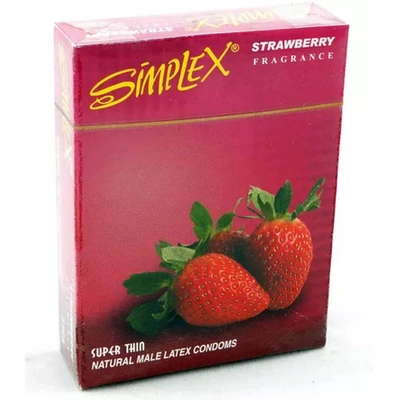 سيمبلكس بلاك واقي ذكري فراوله - 3 قطع