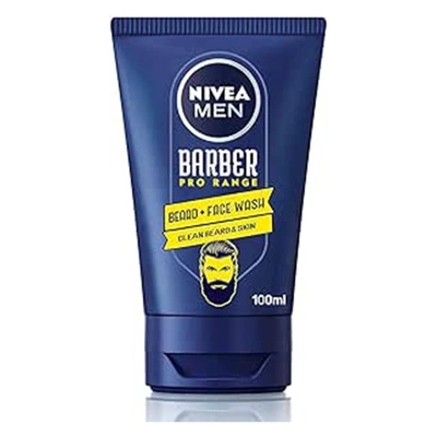 نيفيا غسول اللحية والوجه باربر برو رينج للرجال - 100 مل