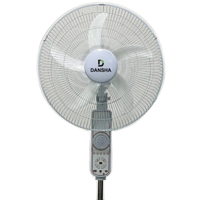 مروحة ستاند دانشا - 18 بوصة - تعمل بالشحن - أببيض - RFR-18-01