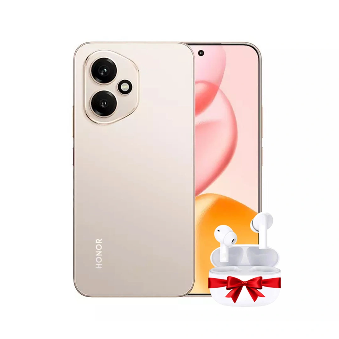 هونر 400 - 12/256 - 5G - ذهبي صحراوي - سماعة هونر X7 لايت
