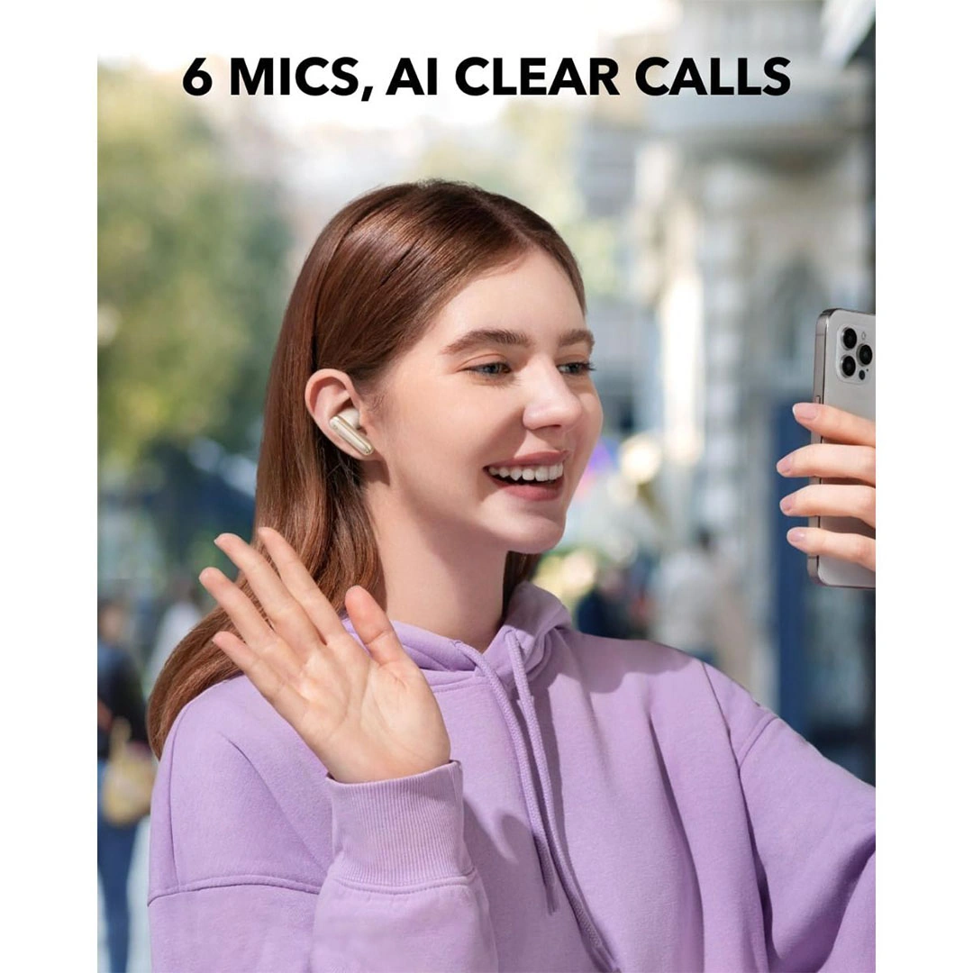 سماعات أذن لاسلكية أنكر ساوند كور TWS P40i - أبيض - A3955H21