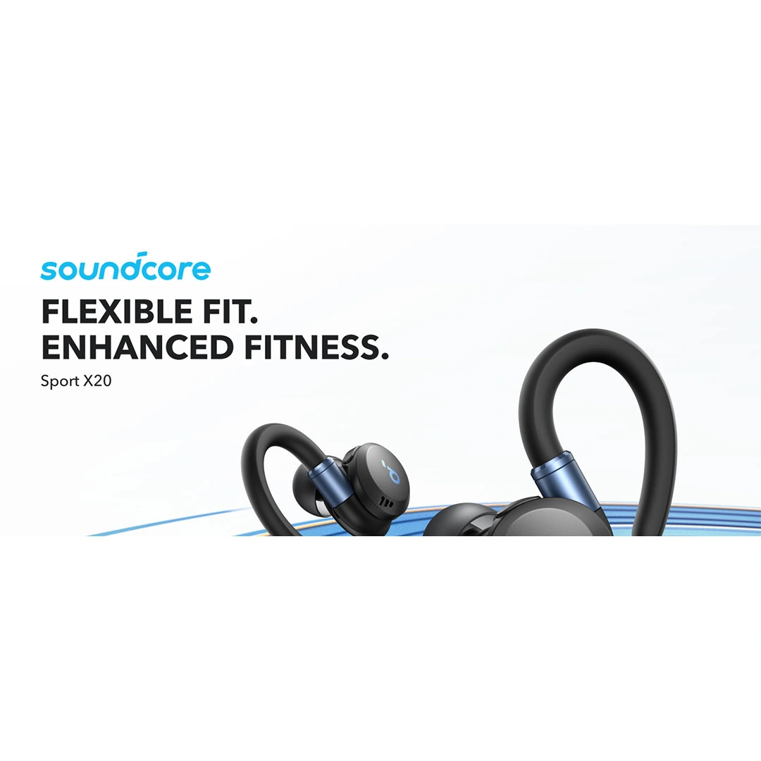 سماعة أذن لاسلكية أنكر ساوند كور X20 - أسود - A3968H11