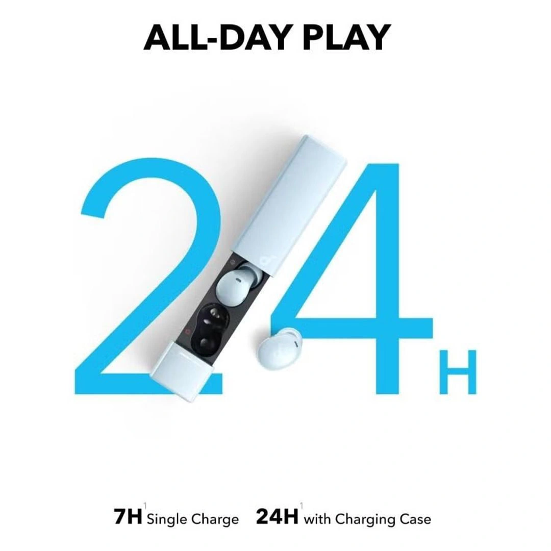 سماعة أذن لاسلكية أنكر ساوند كور A30i - أزرق - A3958H31