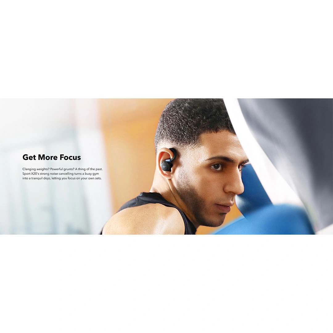 سماعة أذن لاسلكية أنكر ساوند كور X20 - أسود - A3968H11