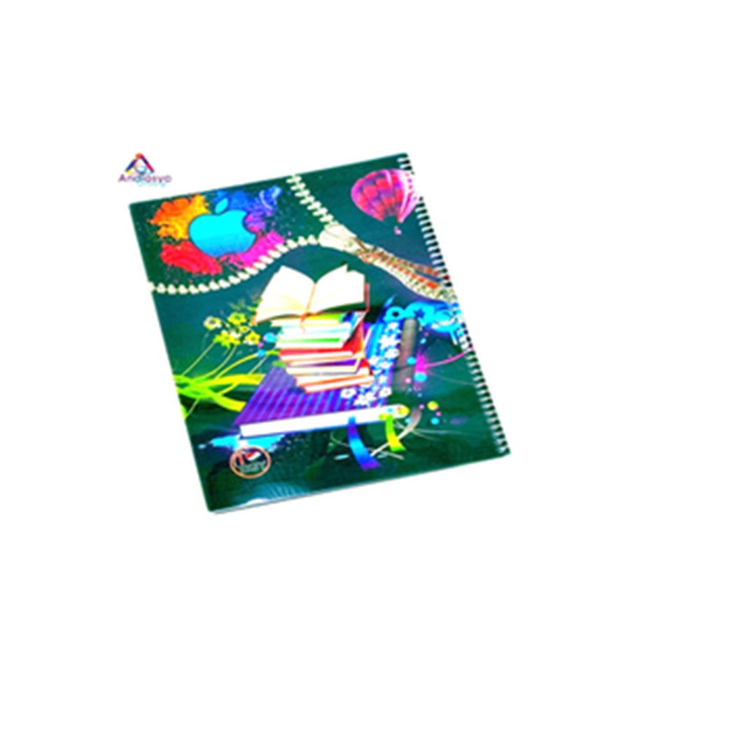 كشكول بلاستيك مسطر  80 ورقة  A5