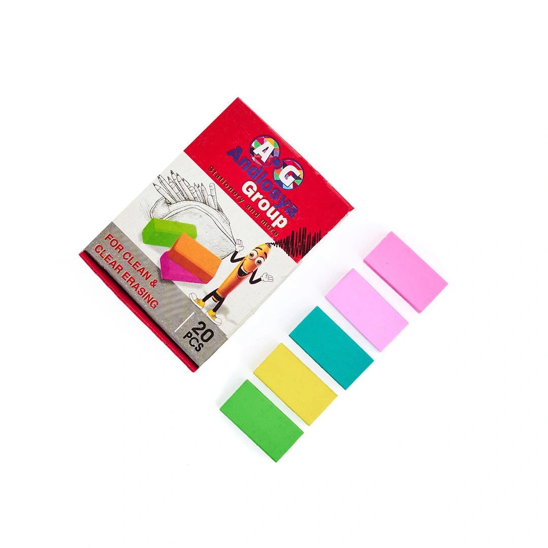 علبة استيكة AG مينى نيون بألوان زاهية - 20 قطعة