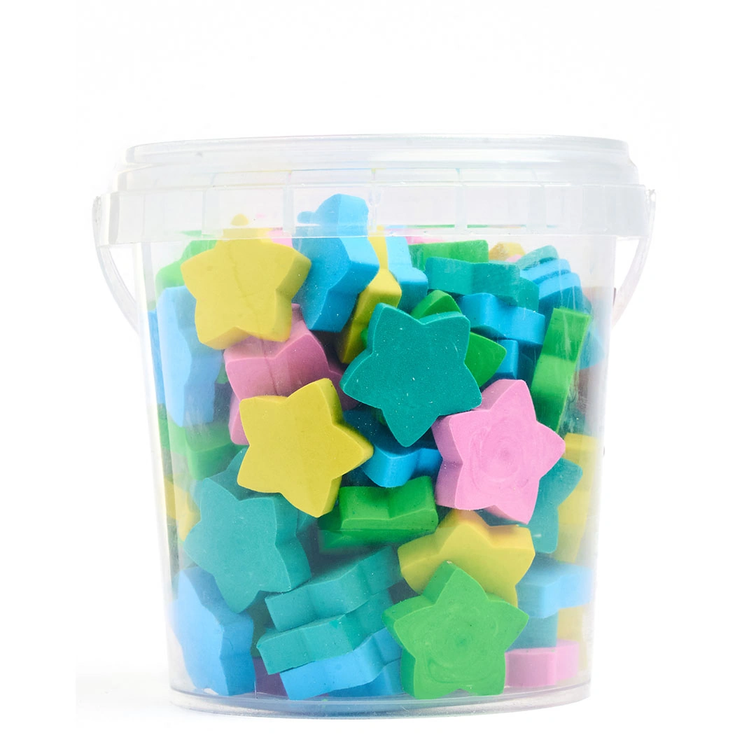 برطمان استيكات نيون بتصميم نجمة مميز - 100 قطعة - AG