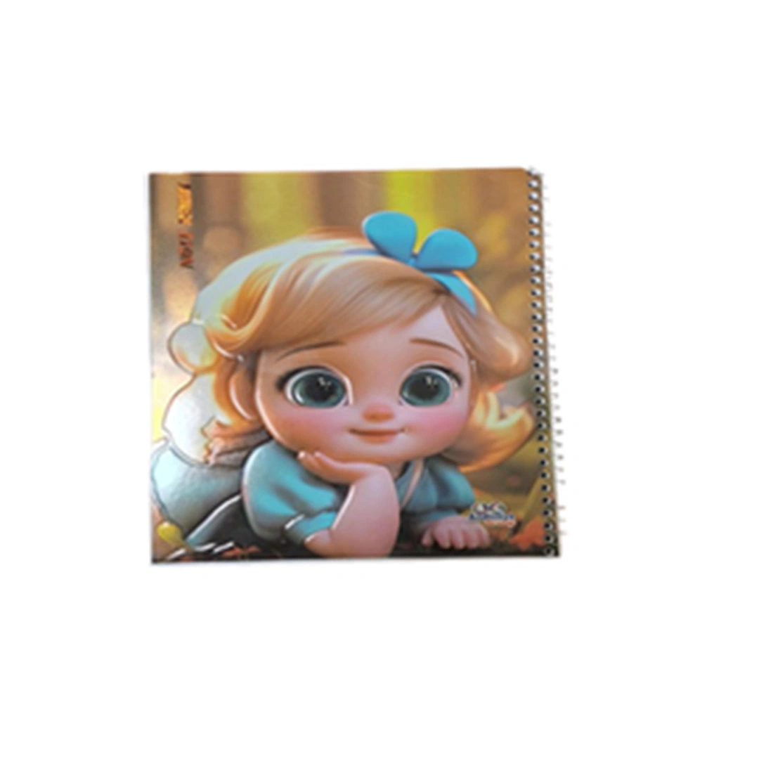 كشكول سلك 60 ورقة بارز B5  مقاس 16.5*25