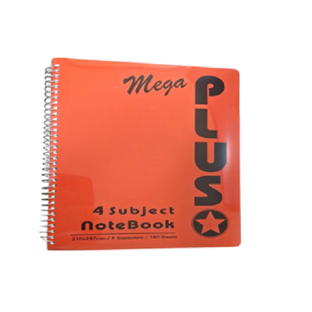 كشكول فواصل ميجا بلاس 160 ورقة 4 مادة -A4 مقاس 21*29.7