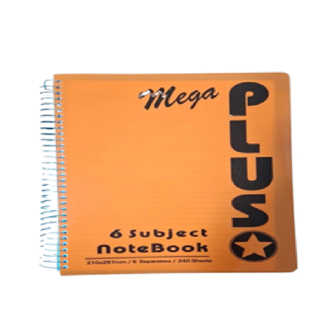 كشكول فواصل ميجا بلاس 240 ورقة6مادة -A4 مقاس 21*29.7