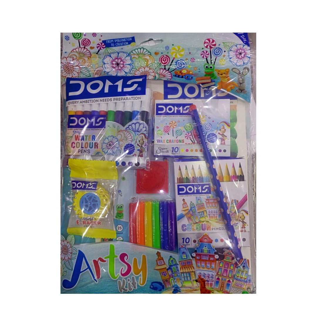 طقم متكامل للرسم والتلوين للأطفال - 8 قطع