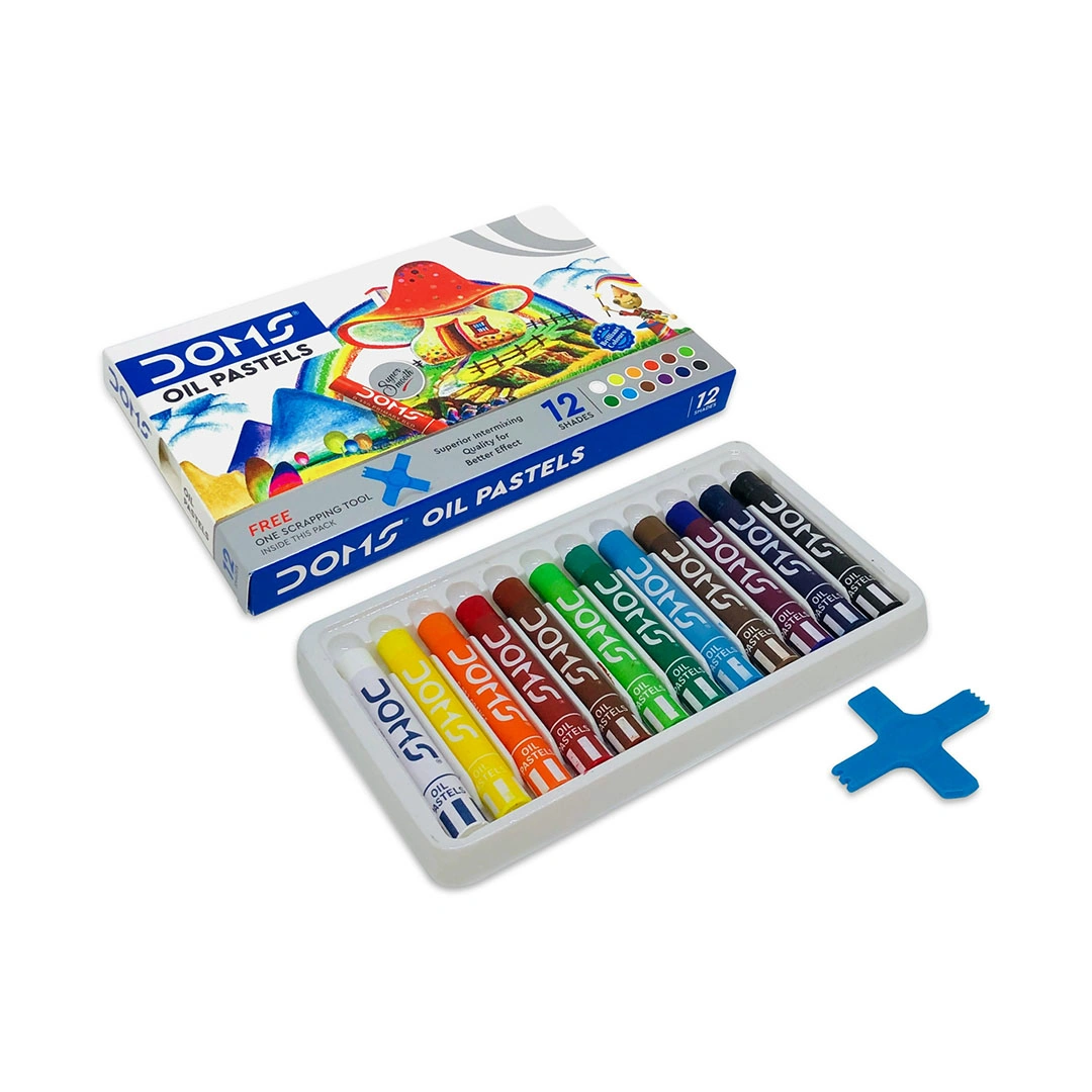 الوان شمع باستل - 12 لون - شمع - ألوان متعددة