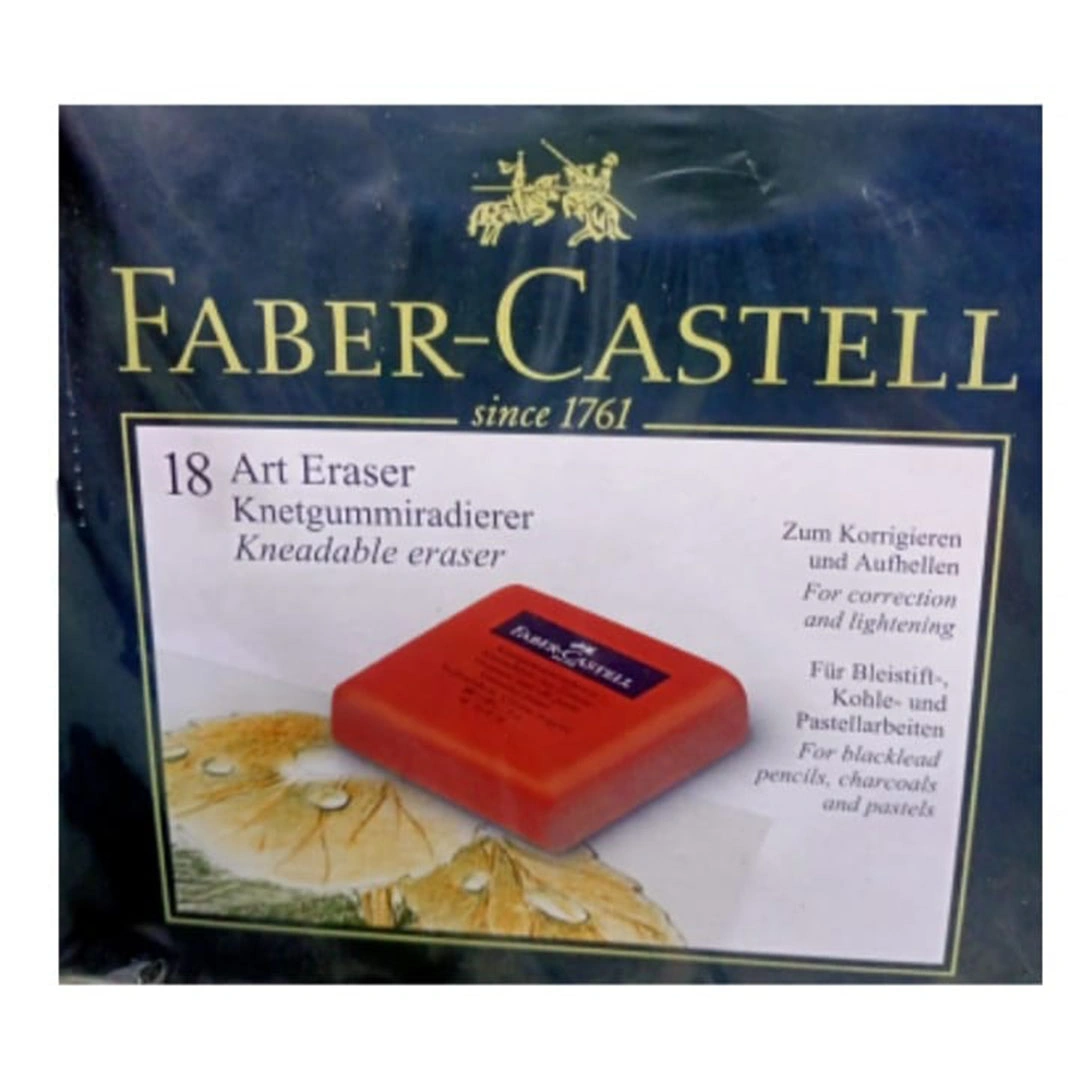 استيكة فحم فابر كاستل - 18 قطعة - أحمر