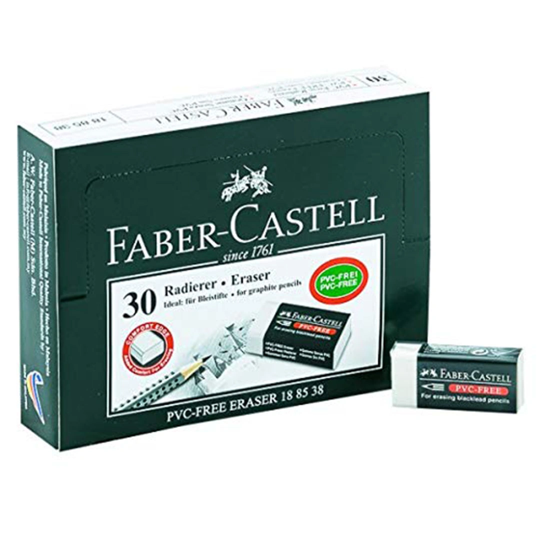 استيكة فابر كاستل - أبيض - 30 قطعة