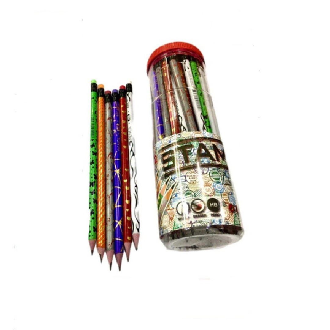 علبة قلم رصاص ستامب - 36 قلم - متعدد الألوان