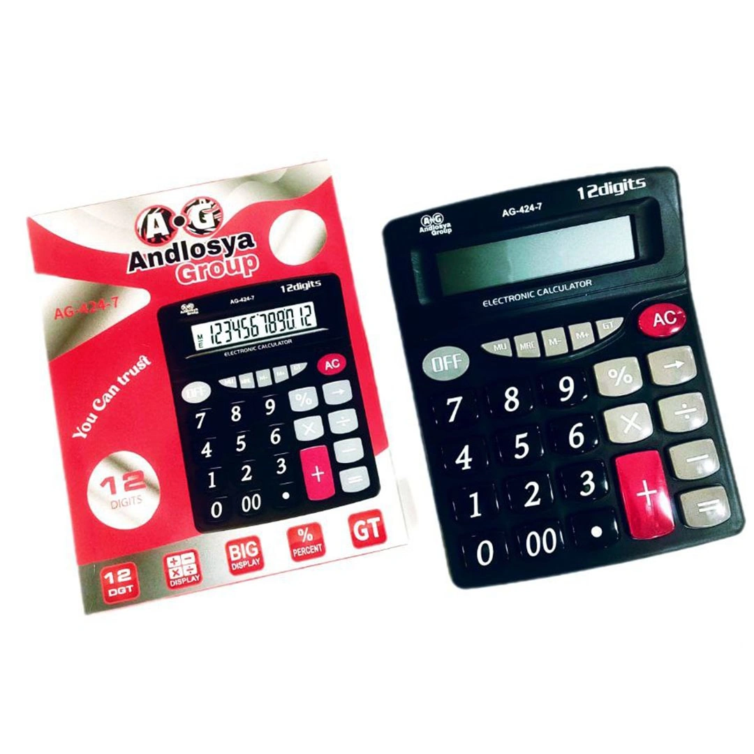 آلة حاسبة الكترونية 12 رقم اندلسية - AG424-7