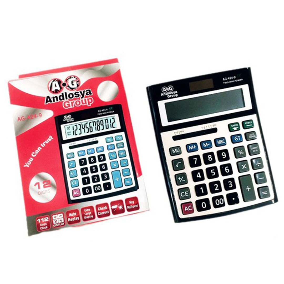 آلة حاسبة الكترونية 12 رقم اندلسية - AG424-9