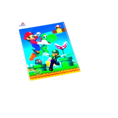 كشكول بلاستيك مسطر  60 ورقة  A5