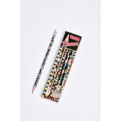 قلم رصاص فلاورز - علبة 12 قلم