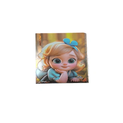 كشكول سلك 60 ورقة بارز A4 مقاس 20.5*27