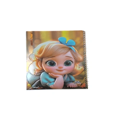 كشكول سلك 60 ورقة بارز B5  مقاس 16.5*25