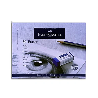 استيكة فابر كاستل - أزرق - 30 قطعة