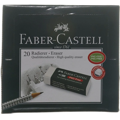 استيكة فابر كاستل - أبيض - 20 قطعة