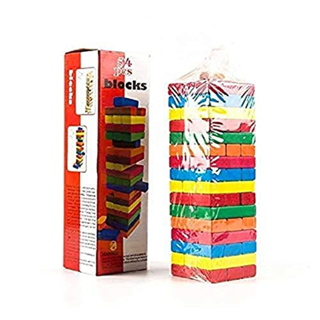 بازل برج التحدي خشبي - 54 قطعة