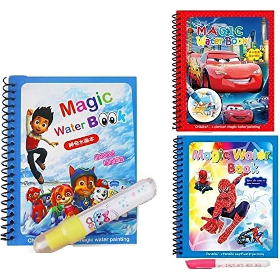 كتب تلوين مائية سحرية - 2 قطعة