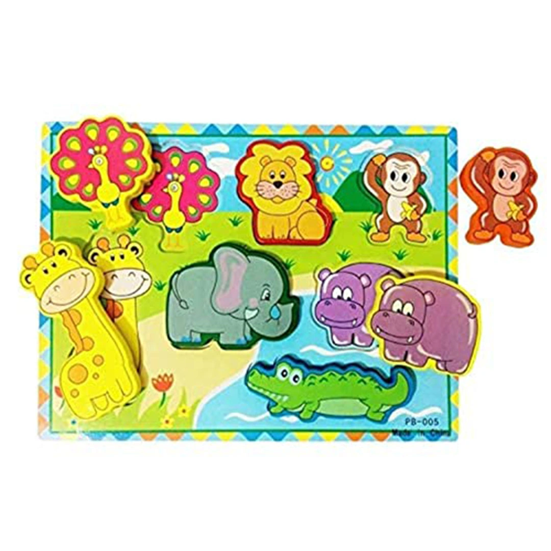 بازل مجسم حيوانات الغابة