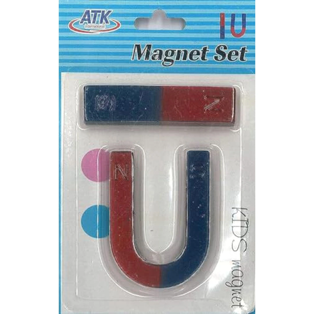 مغناطيس أحمر كبير - قطعتين