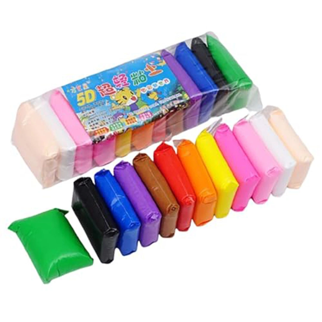 صلصال سحري خفيف يجف بالهواء - 24 قطعة