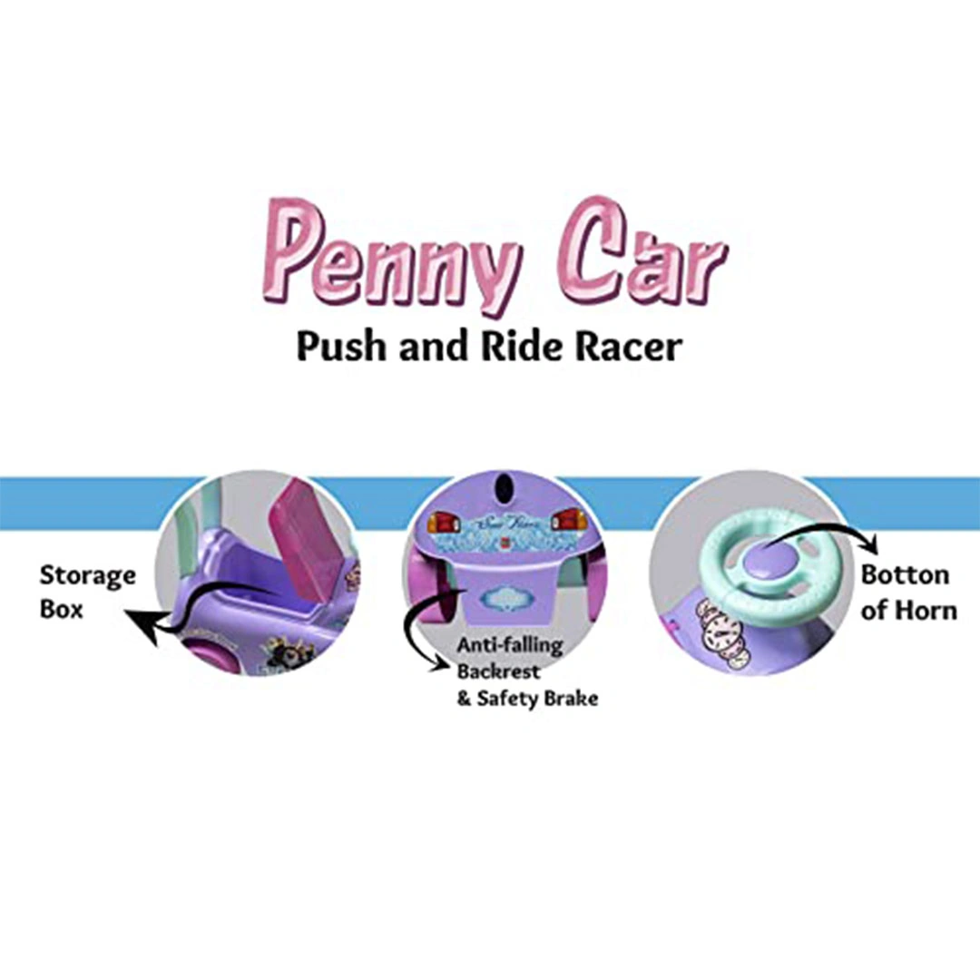 سيارة ركوب كرتونية للأطفال