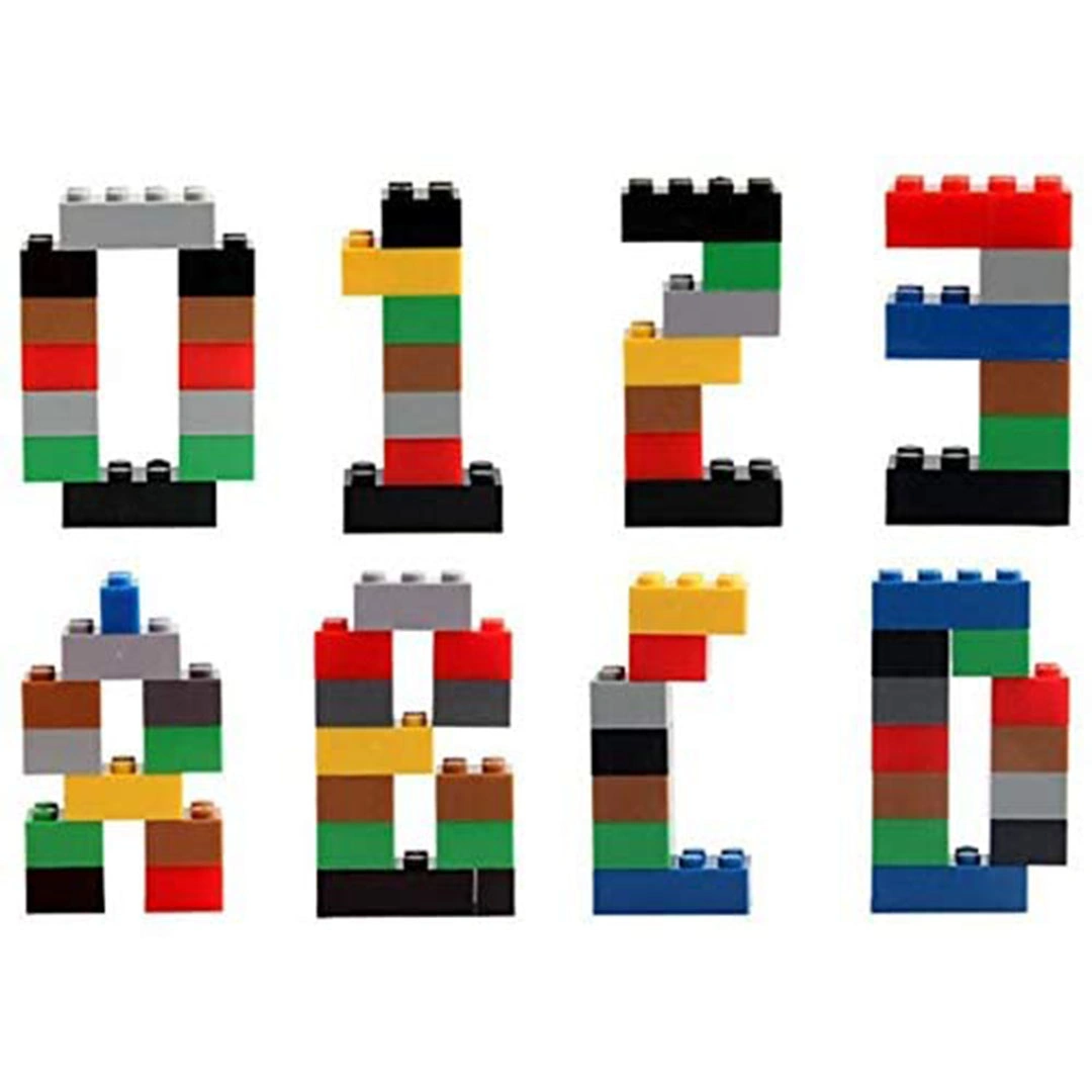 مكعبات بناء هندسية للأطفال - 1000 قطعة