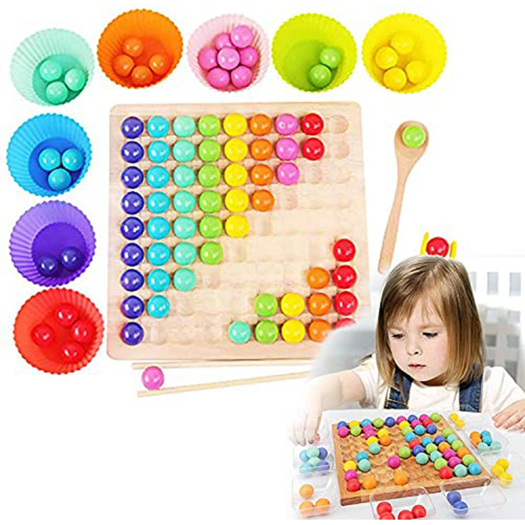 بازل مونتيسوري خشبي تعليمي